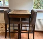 Bartafel riviera maison incl 2 stoelen, Ophalen, Zo goed als nieuw