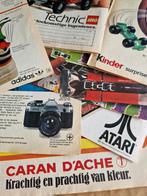 Oude reclame-advertenties (Atari, Lego, Kinder, Canon,...), Ophalen of Verzenden, Zo goed als nieuw, Overige typen