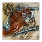 Uniek schilderij van Dário Bosa - 60 x 60 cm, Ophalen of Verzenden