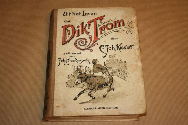 Uit het leven van Dik Trom. Kieviet. Oude uitgave 1917., Boeken, Kinderboeken | Jeugd | 10 tot 12 jaar, Gelezen, Ophalen of Verzenden