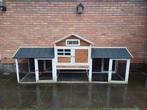 Zeer ruim konijnenhok Belize met dubbele ren!, Ophalen, 90 cm of meer, Konijn, Hok