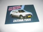 brochure Zastava modellenprogramma, Ophalen of Verzenden, Nieuw, Overige merken