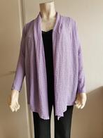 430.. Zgan lila vest maat 46. 48., Ophalen of Verzenden, Zo goed als nieuw, Paars, Trui of Vest