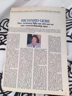 artikel over Richard Gere, Ophalen of Verzenden, Gebruikt, Boek, Tijdschrift of Artikel