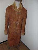 Vintage lammy coat Striwa, Ophalen of Verzenden, Gedragen, Maat 38/40 (M), Bruin
