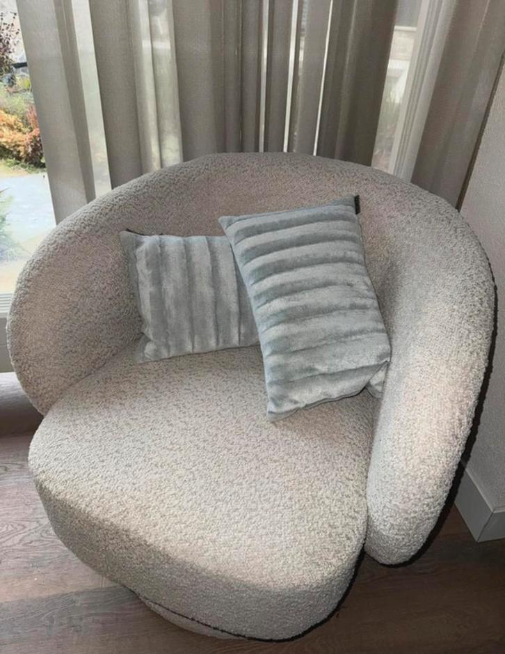 Sierkussens claudi 2 stuks, Huis en Inrichting, Woonaccessoires | Kussens, Zo goed als nieuw, Blauw, Vierkant, Ophalen of Verzenden