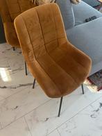 Bruine Velvet Eetkamerstoel, Ophalen, Gebruikt, Bruin, Eén