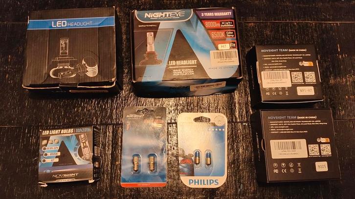 LED Lampen voor auto's H7, HB3/9005, T4W, Auto-onderdelen, Verlichting, Universele onderdelen, Nieuw, Ophalen of Verzenden