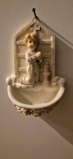 Kunststof Wijwaterbakje met Jongetje, Ophalen of Verzenden