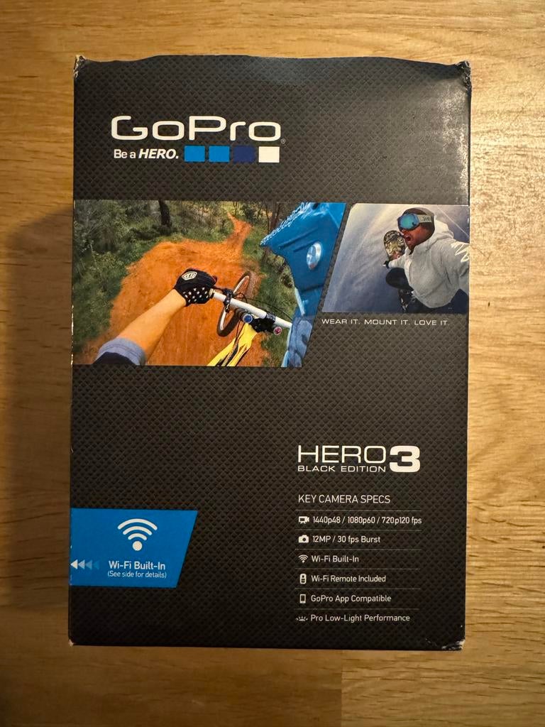 GoPro Hero 3 Black Edition + Accessoires, Audio, Tv en Foto, Actiecamera's, Gebruikt, GoPro, Ophalen of Verzenden