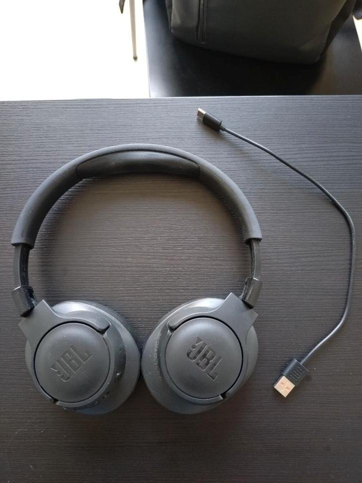 JBL Tune 720BT zwart, Audio, Tv en Foto, Koptelefoons, Zo goed als nieuw, Over oor (circumaural), Overige merken, Draadloos, Bluetooth