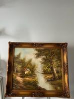 Schilderij Landschap met Huisje, Antiek en Kunst, Ophalen