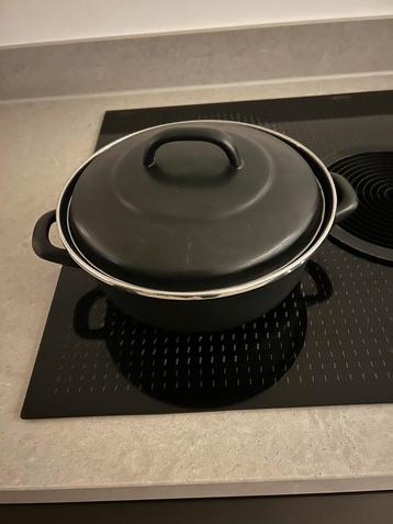 Zwarte BK Braadpan - Gebruikt beschikbaar voor biedingen
