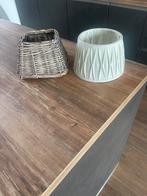 2 schattige lampenkappen normale fitting, Ophalen of Verzenden, Zo goed als nieuw, Rond