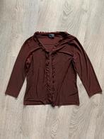 Copines Claudia Strater blouse top bordeaux rood 38 medium, Maat 38/40 (M), Claudia Sträter, Lange mouw, Zo goed als nieuw