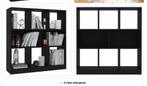 Boeken kast - Bookcase, Ophalen, Zwart, 100 tot 150 cm, 50 tot 100 cm