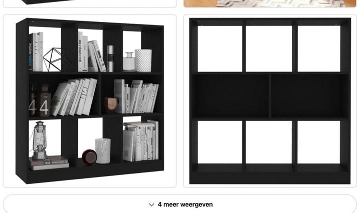 Boeken kast - Bookcase, Huis en Inrichting, Kasten | Boekenkasten, 50 tot 100 cm, 100 tot 150 cm, 25 tot 50 cm, Overige houtsoorten