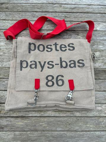 Unieke schoudertas van oude postzak - Nieuw! beschikbaar voor biedingen