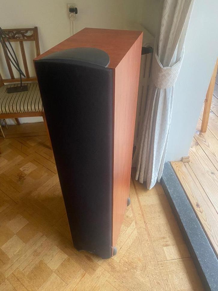 Set Klipsch Synergy F3 luidsprekers, Audio, Tv en Foto, Luidsprekers, Gebruikt, Front, Rear of Stereo speakers, 120 watt of meer