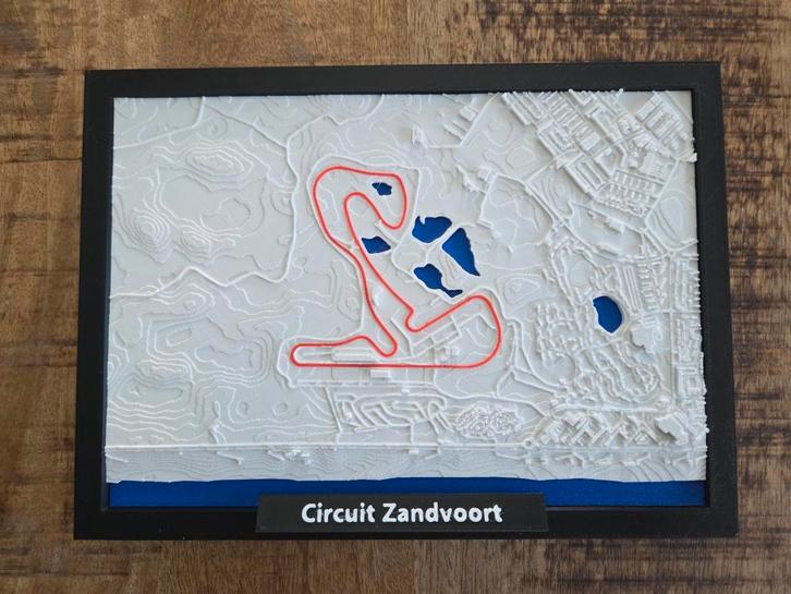 Uniek 3d F1 Circuit Zandvoort plattegrond, Verzamelen, Automerken, Motoren en Formule 1, Nieuw, Formule 1, Ophalen of Verzenden
