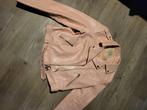 2 zomerjassen (leerlook) roze en cognac kleur, Ophalen of Verzenden, Gedragen, Maat 38/40 (M), Roze