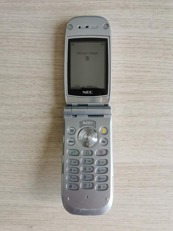 NEC N410i iMode, Telecommunicatie, Mobiele telefoons | Overige merken, Gebruikt, Zonder abonnement, Zonder simlock, Inklapmodel