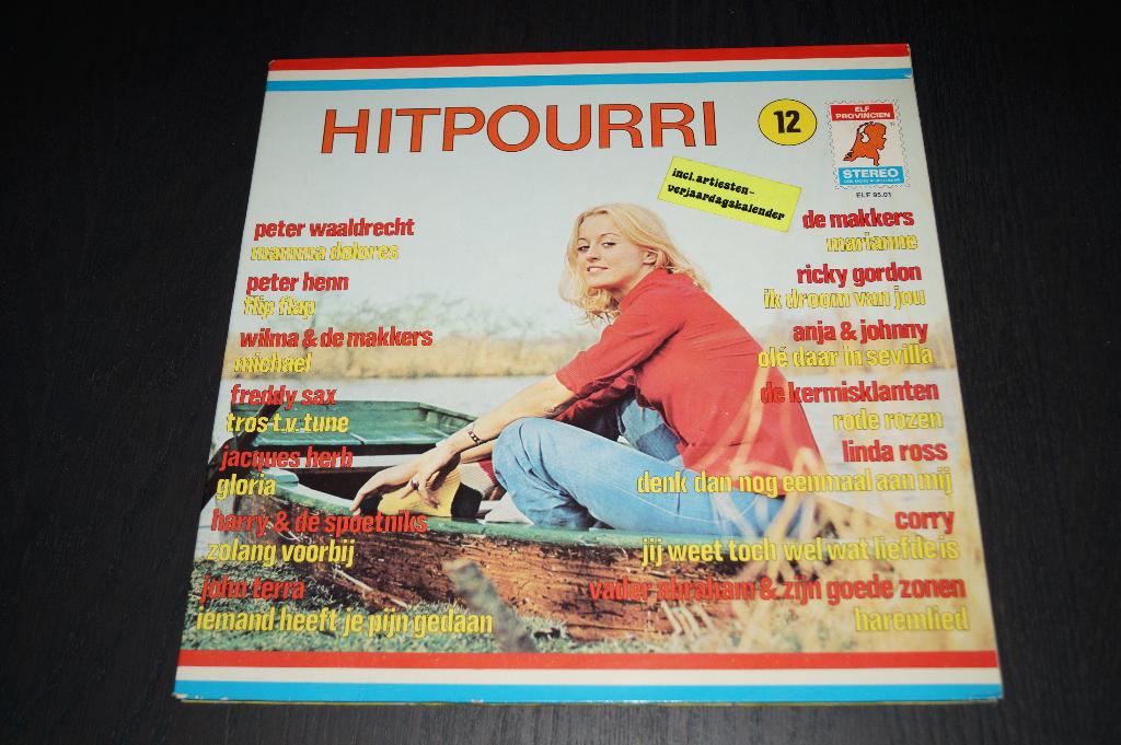 LP Hitpourri 12 - krasvrij 1754, Cd's en Dvd's, Ophalen, 1960 tot 1980, Zo goed als nieuw, 12 inch