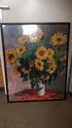 Zonnebloemen poster Claude Monet, Antiek en Kunst, Kunst | Schilderijen | Klassiek, Ophalen of Verzenden