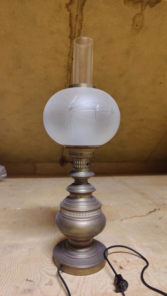 Vintage Olielamp met Snoer, Antiek en Kunst, Antiek | Lampen, Ophalen