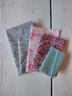 Mooie scraps quiltstof/patchworkstof - roze/blauw, Ophalen of Verzenden, Nieuw, Roze, Katoen