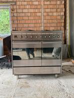 SMEG gas fornuis + bauknecht afzuigkap, Witgoed en Apparatuur, Fornuizen, Ophalen, Gebruikt, 60 cm of meer, Gas