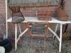 diverse Franse antieke en brocante tafels en tafeltjes, Ophalen