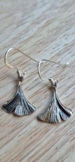 Zilveren oorhangers Ginkgo Biloba, Hangers, Nieuw, Ophalen of Verzenden, Zilver