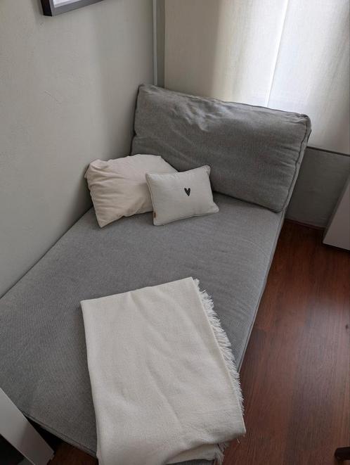 Chaises Longue Ikea Kivik grijs, Huis en Inrichting, Banken | Sofa's en Chaises Longues, Gebruikt, Eenpersoons, Minder dan 150 cm