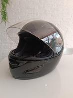 Mooie zwart glanzende helm - maat M, Motoren, Overige merken, Tweedehands, Integraalhelm