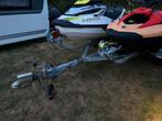 Geremde Dubbele jetloader trailer, Watersport en Boten, Jetski's en Waterscooters, Ophalen, Zo goed als nieuw, Benzine, Minder dan 70 pk