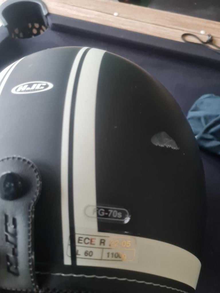 HJC Helm FG-70s + Handschoenen - Zo Goed Als Nieuw!, Heren, Ophalen of Verzenden, Nieuw zonder kaartje, L