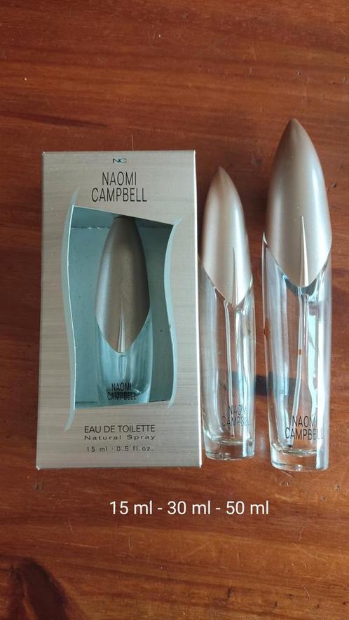 Verzameling lege parfumflesjes Naomi Campbell, Verzamelen, Parfumverzamelingen, Gebruikt, Ophalen of Verzenden