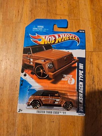 Te koop hotwheels volkswagen type 181 beschikbaar voor biedingen