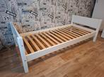 Flexa bed wit in zeer nette staat 1 persoons 90 x 200 cm, Ophalen, 85 tot 100 cm, Gebruikt, Lattenbodem
