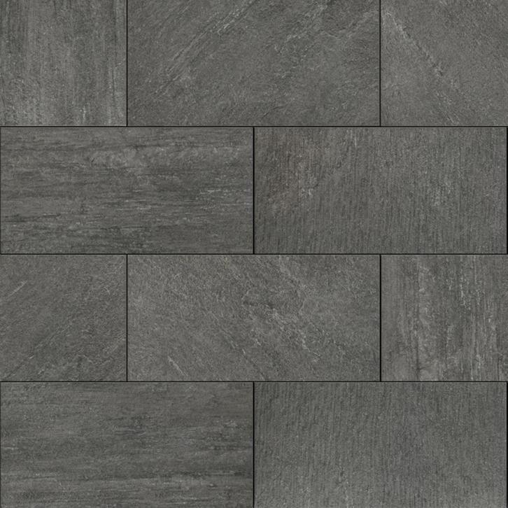 *ACTIE* Keramische tegel 1cm+3cm Parma Antraciet 30x60x4 cm, Tuin en Terras, Tegels en Klinkers, Nieuw, Terrastegels, Keramiek