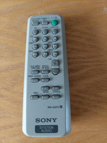 RM-SGP5 Afstandsbediening Voor Sony Cd Hifi Systeem Audio beschikbaar voor biedingen