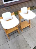 2x Stokke Tripp Trapp stoel, met tafelblad en babyset, Ophalen, Gebruikt, Meegroeistoel, Stoelverkleiner