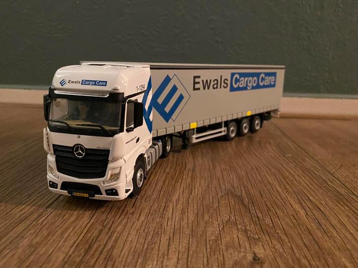 WSI Mercedes Actros MP5 Ewals Cargo Care, Hobby en Vrije tijd, Modelauto's | 1:50, Nieuw, Bus of Vrachtwagen, Wsi, Ophalen of Verzenden