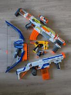 Nerf geweren, boog, pistolen en pijltjes, Ophalen, Zo goed als nieuw