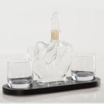 Keuken | KeukenbenodigdhedenMiddelvinger whiskey karaf - Kar, Huis en Inrichting, Cave & Garden, Verzenden, Nieuw, Kouwe Hoek 1B, Waddinxveen