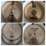 Bekkens Stagg 16" crash en Paiste 14" hihats, Muziek en Instrumenten, Drumstellen en Slagwerk, Ophalen of Verzenden, Gebruikt