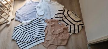 Pakket 10 (winter)truien oa Only+Vero Moda+Vila+Costes mtS.M beschikbaar voor biedingen