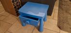 Konder nachtkastje met 1 lade. Blauw, Ikea, kunststof., Ophalen, Gebruikt, Overige typen