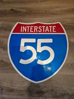 origineel amerikaans interstate verkeersbord highway sign, Verzamelen, Ophalen of Verzenden, Zo goed als nieuw, Reclamebord